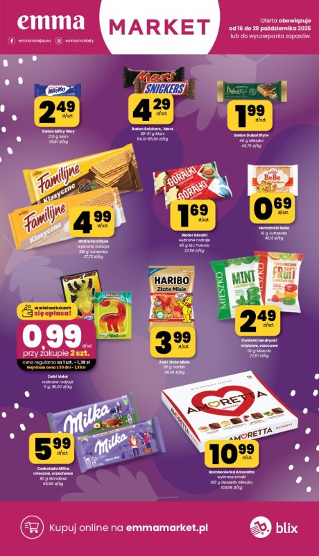 emma MARKET - gazetka promocyjna Gazetka od czwartku 16.10 do środy 29.10 - strona 13