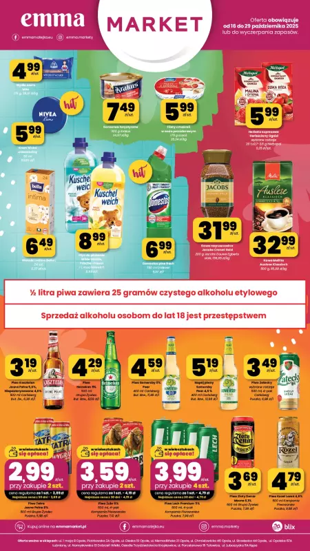 emma MARKET - gazetka promocyjna Plakaty promocyjne od czwartku 16.10 do środy 29.10 - strona 3