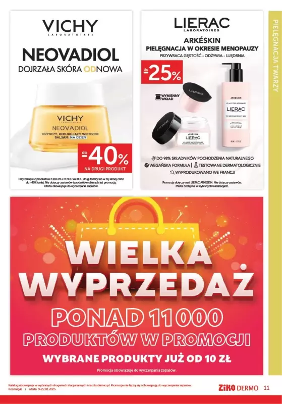 Ziko Dermo - gazetka promocyjna Gazetka od czwartku 09.01 do środy 22.01 - strona 11