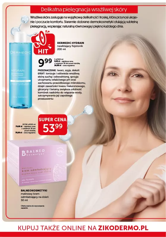 Ziko Dermo - gazetka promocyjna Gazetka Delikatna pielęgnacja wrażliwej skóry   - strona 2