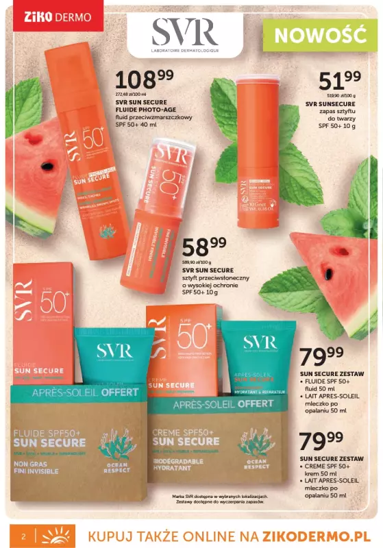 Ziko Dermo - gazetka promocyjna Gazetka Oferta słoneczna   - strona 2