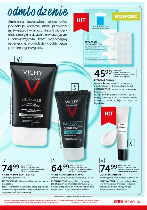 Ziko Dermo - gazetka promocyjna Gazetka od czwartku 12.06 do środy 25.06 - strona 21