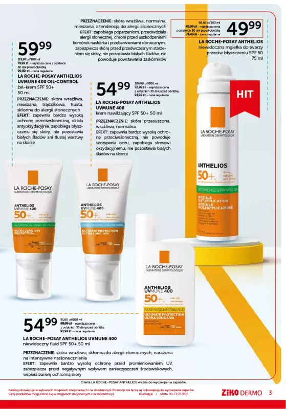Ziko Dermo - gazetka promocyjna Gazetka   - strona 3
