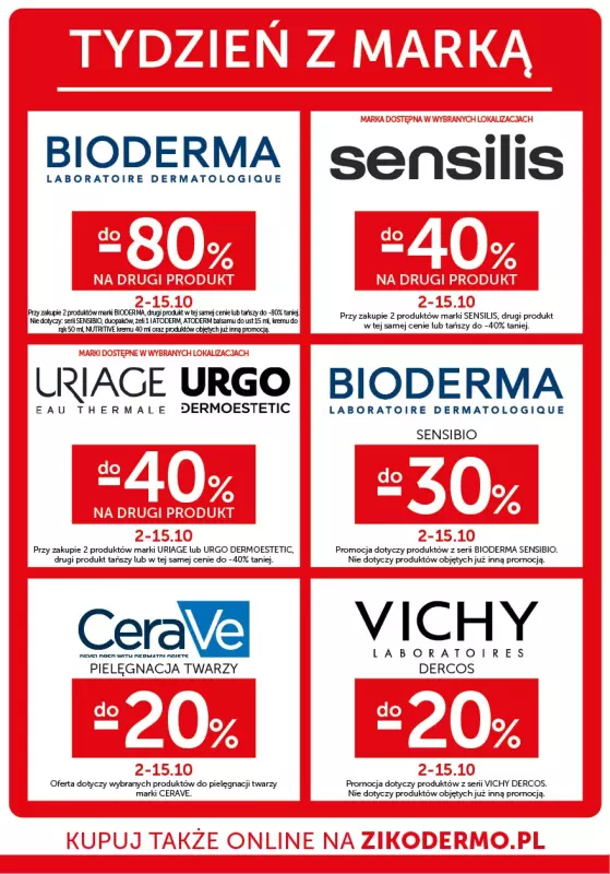 Ziko Dermo - gazetka promocyjna Gazetka od czwartku 02.10 do środy 15.10 - strona 22