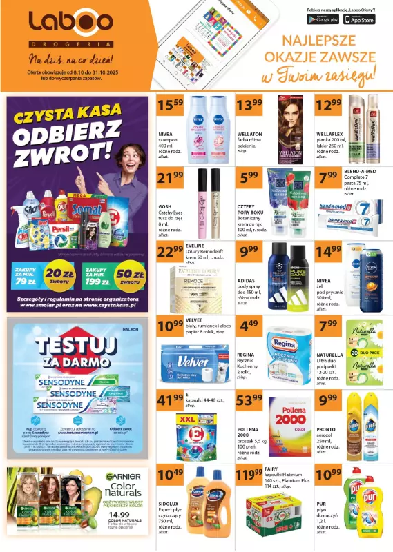 Drogerie Laboo - gazetka promocyjna Gazetka od środy 08.10 do piątku 31.10