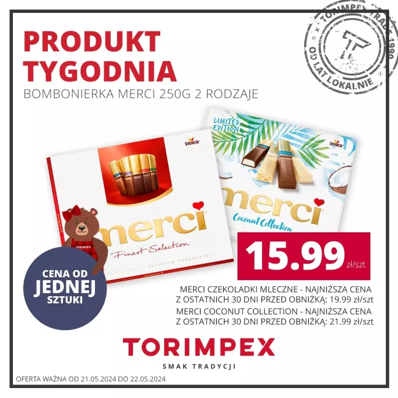 TORIMPEX - gazetka promocyjna Produkt tygodnia  