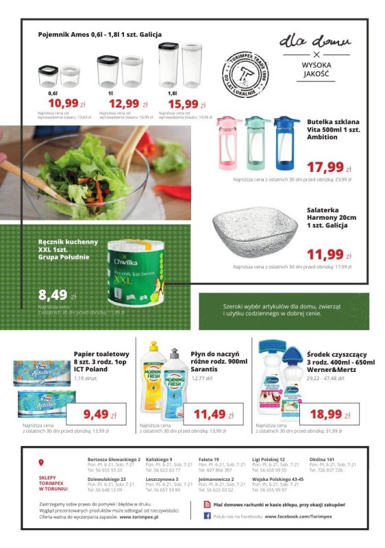 Torimpex Toruńska Sieć Sklepów Spożywczych - gazetka promocyjna Gazetka od poniedziałku 12.05 do soboty 24.05 - strona 8