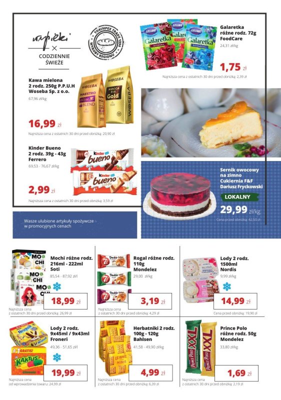 Torimpex Toruńska Sieć Sklepów Spożywczych - gazetka promocyjna Gazetka od poniedziałku 12.05 do soboty 24.05 - strona 3