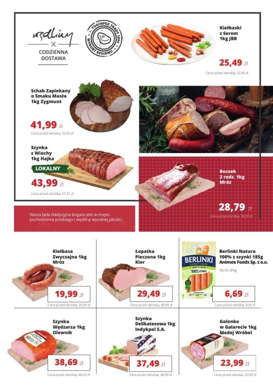 Torimpex Toruńska Sieć Sklepów Spożywczych - gazetka promocyjna Gazetka od poniedziałku 12.05 do soboty 24.05 - strona 4