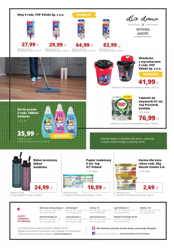 Torimpex Toruńska Sieć Sklepów Spożywczych - gazetka promocyjna Gazetka od poniedziałku 26.05 do soboty 07.06 - strona 8