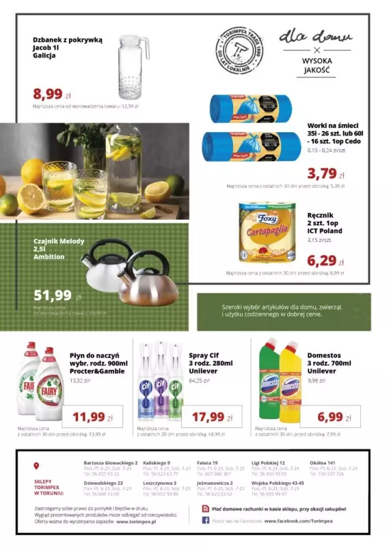 Torimpex Toruńska Sieć Sklepów Spożywczych - gazetka promocyjna Gazetka od poniedziałku 23.06 do soboty 05.07 - strona 8