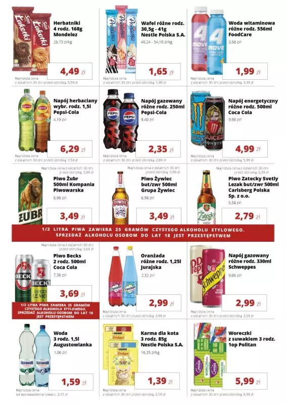 Torimpex Toruńska Sieć Sklepów Spożywczych - gazetka promocyjna Gazetka od poniedziałku 07.07 do soboty 19.07 - strona 7