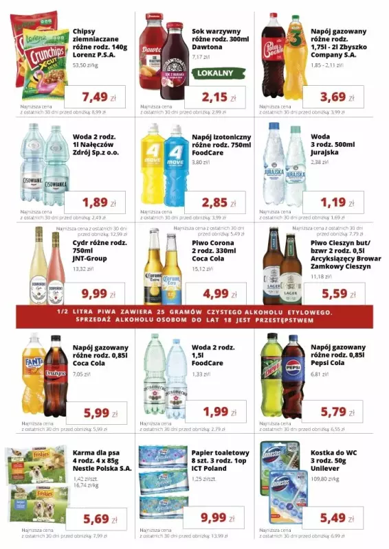 Torimpex Toruńska Sieć Sklepów Spożywczych - gazetka promocyjna Gazetka  do soboty 02.08 - strona 7