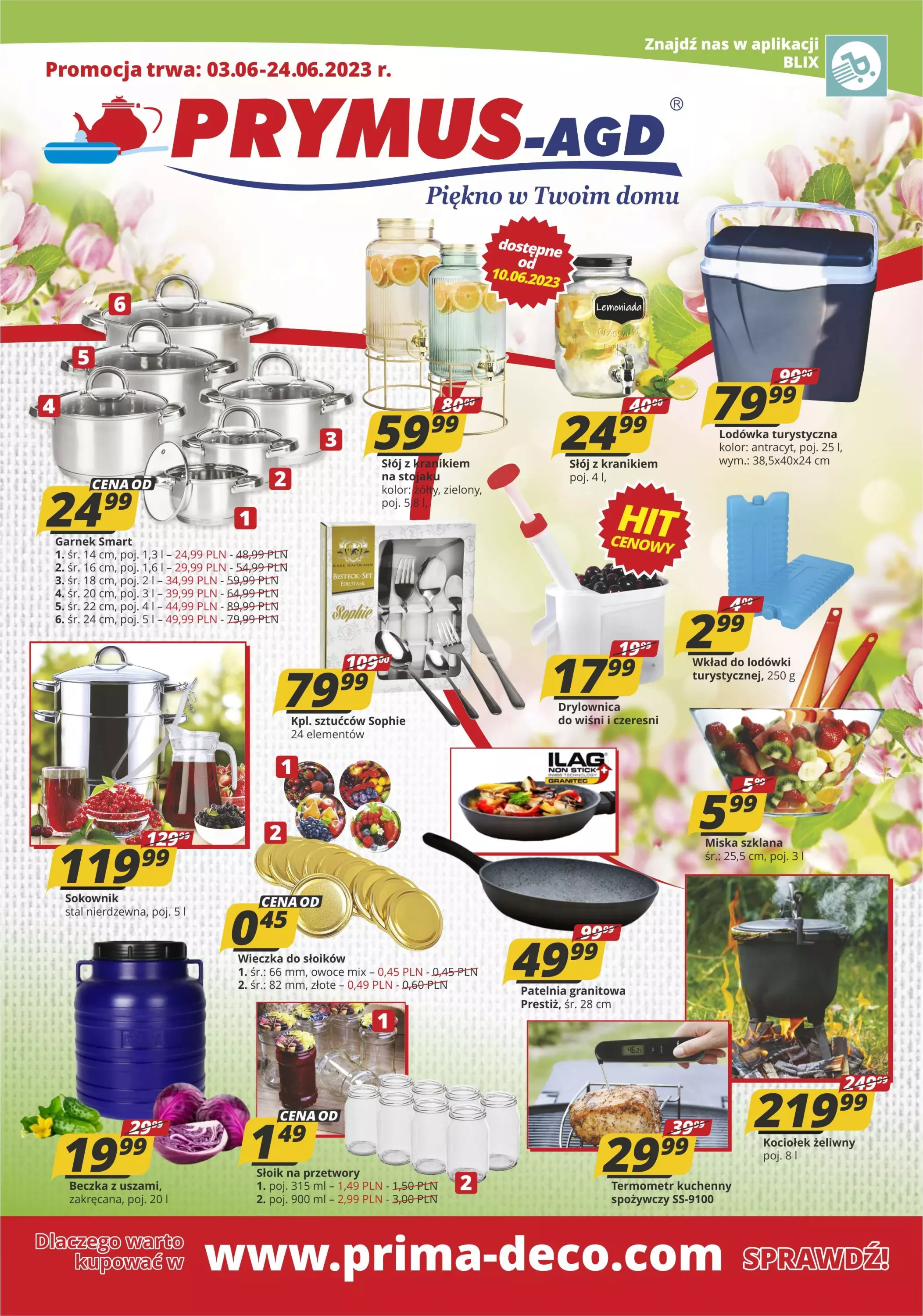 Prymus AGD - gazetka promocyjna Gazetka od soboty 03.06 do soboty 24.06