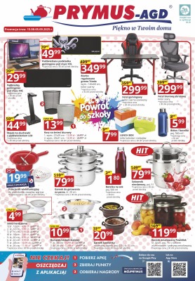 Prymus AGD - gazetka promocyjna Gazetka od piątku 15.08 do piątku 05.09