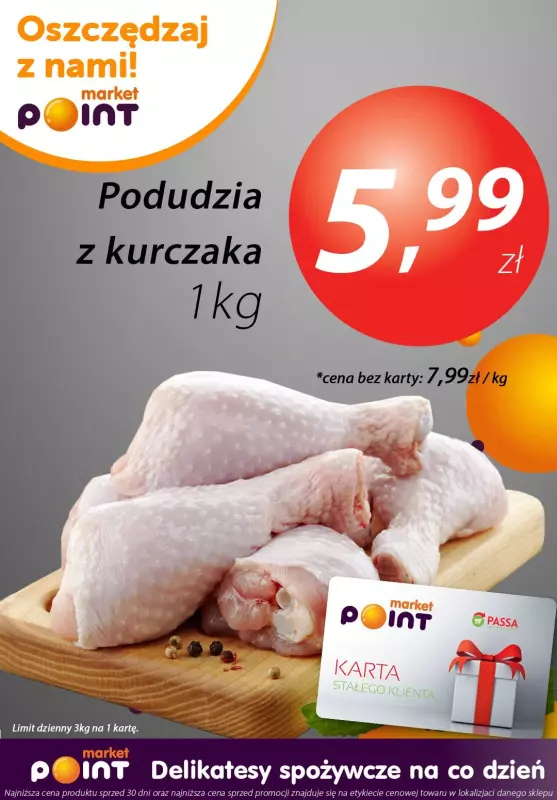 Market Point - gazetka promocyjna Promocja podudzie z kurczaka od czwartku 09.05 do soboty 11.05