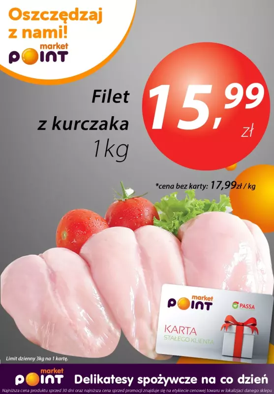 Market Point - gazetka promocyjna Promocja na drób od czwartku 11.07 do soboty 13.07