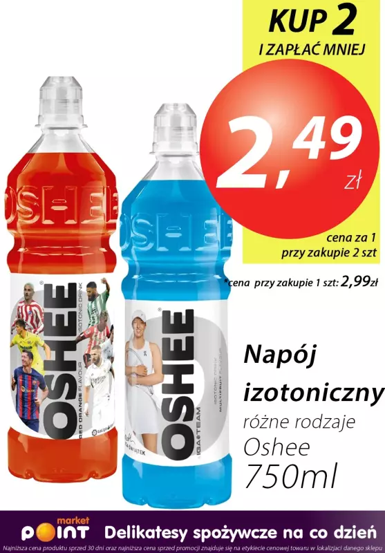 Market Point - gazetka promocyjna Promocja oshee od poniedziałku 15.07 do środy 31.07