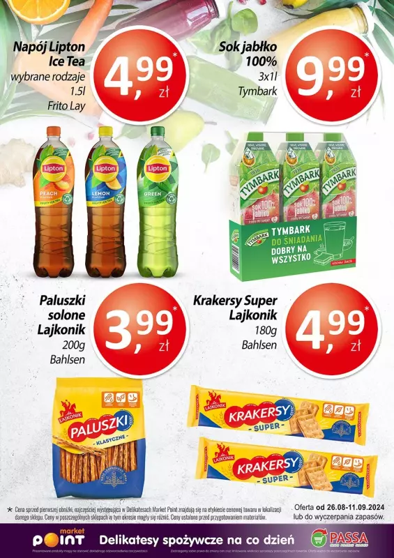 Market Point - gazetka promocyjna Plakaty promocyjne od poniedziałku 26.08 do środy 11.09