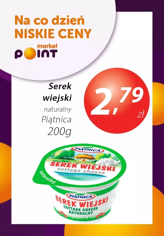 Market Point - gazetka promocyjna Oferta stała niska cena nabiał od poniedziałku 02.09 do poniedziałku 30.09 - strona 3