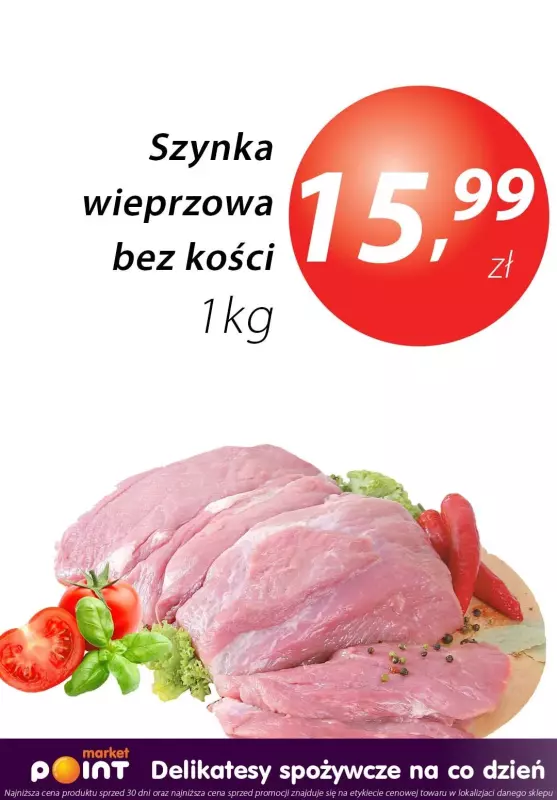 Market Point - gazetka promocyjna Oferta mięso od środy 04.09 do soboty 07.09