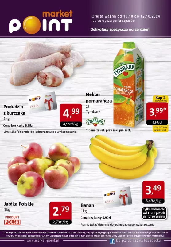 Market Point - gazetka promocyjna Plakaty promocyjne od czwartku 10.10 do soboty 12.10