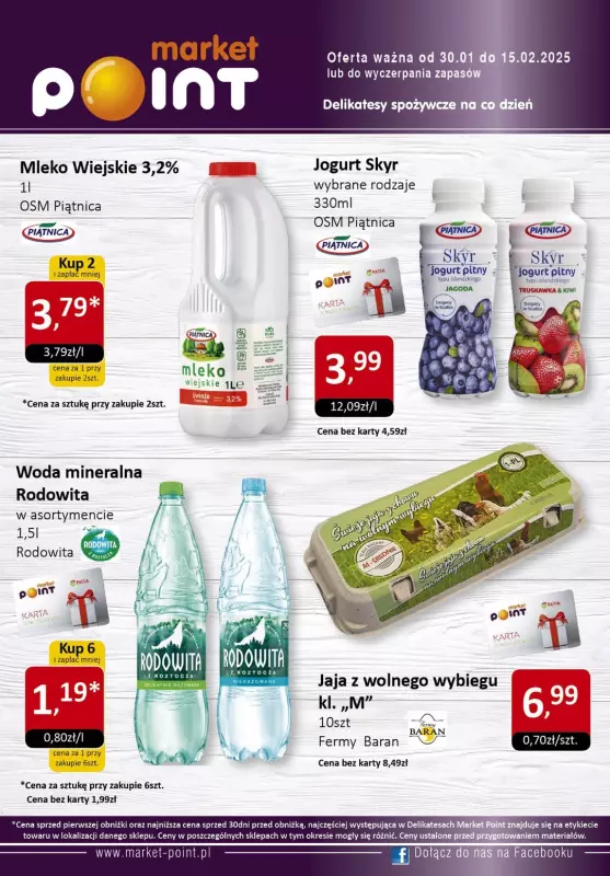 Market Point - gazetka promocyjna Gazetka od czwartku 30.01 do soboty 15.02