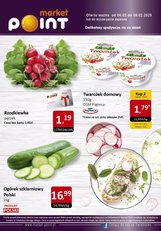 Market Point - gazetka promocyjna Promocje weekendowe od czwartku 06.02 do soboty 08.02