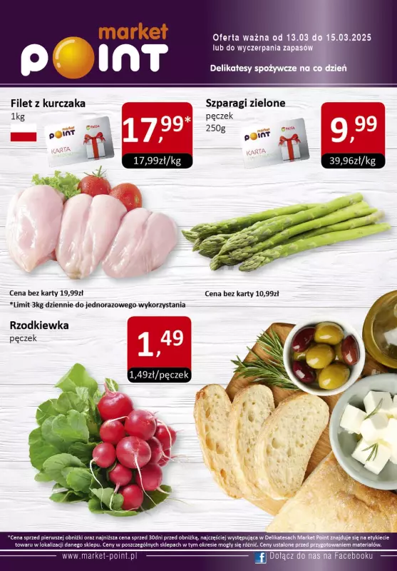 Market Point - gazetka promocyjna Promocje weekendowe od czwartku 13.03 do soboty 15.03