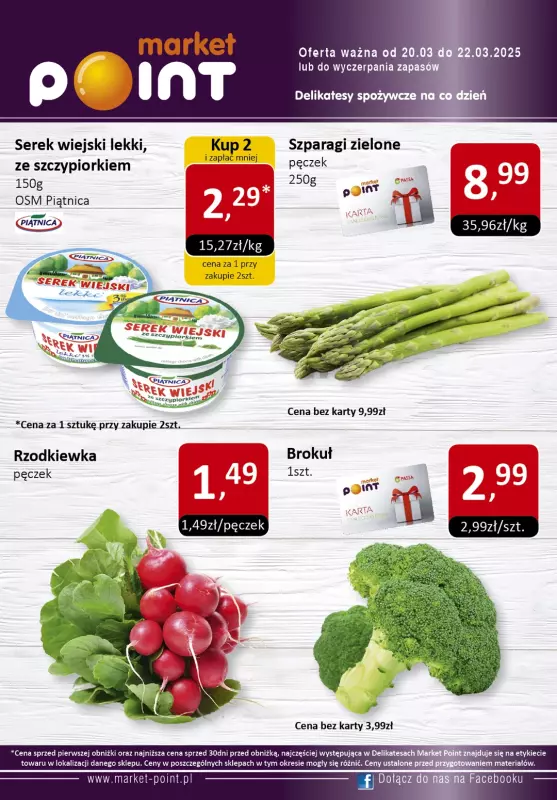 Market Point - gazetka promocyjna Ulotka weekendowa od czwartku 20.03 do soboty 22.03