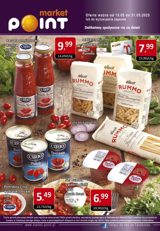 Market Point - gazetka promocyjna Gazetka od czwartku 15.05 do soboty 31.05