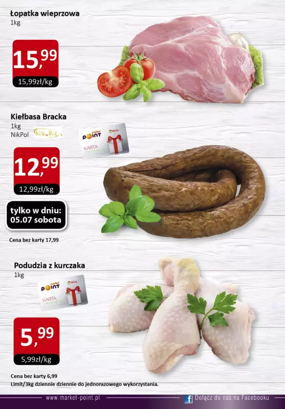 Market Point - gazetka promocyjna Ulotka weekendowa od czwartku 03.07 do soboty 05.07 - strona 4