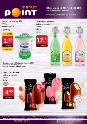 Market Point - gazetka promocyjna Gazetka od czwartku 24.07 do soboty 09.08