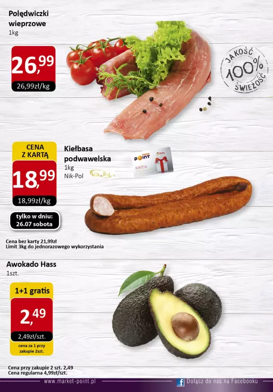 Market Point - gazetka promocyjna Gazetka weekendowa od czwartku 24.07 do soboty 26.07 - strona 2