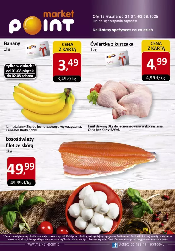 Market Point - gazetka promocyjna Promocje weekendowe od czwartku 31.07 do soboty 02.08