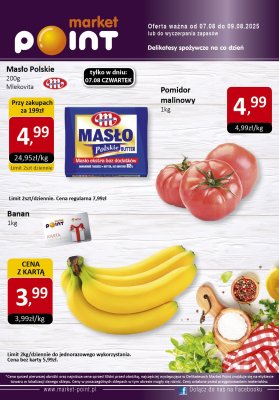 Market Point - gazetka promocyjna Promocje weekendowe od czwartku 07.08 do soboty 09.08