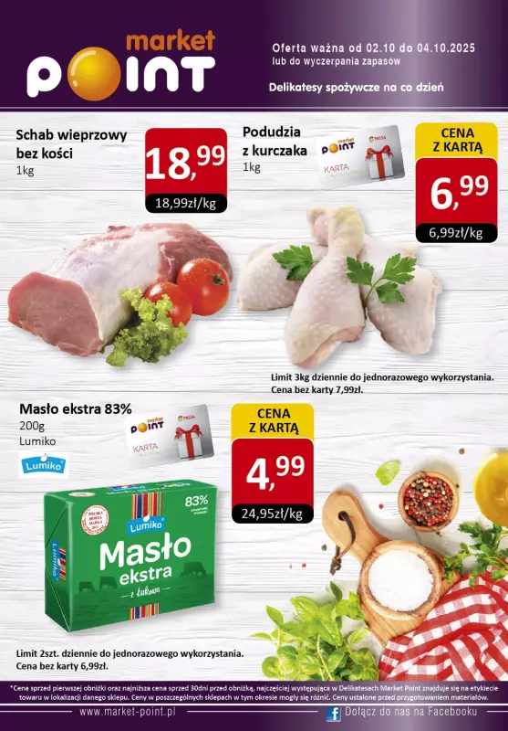 Market Point - gazetka promocyjna Ulotka weekendowa od czwartku 02.10 do soboty 04.10