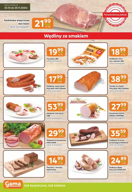 Gama - gazetka promocyjna Gazetka od środy 30.10 do wtorku 12.11 - strona 2