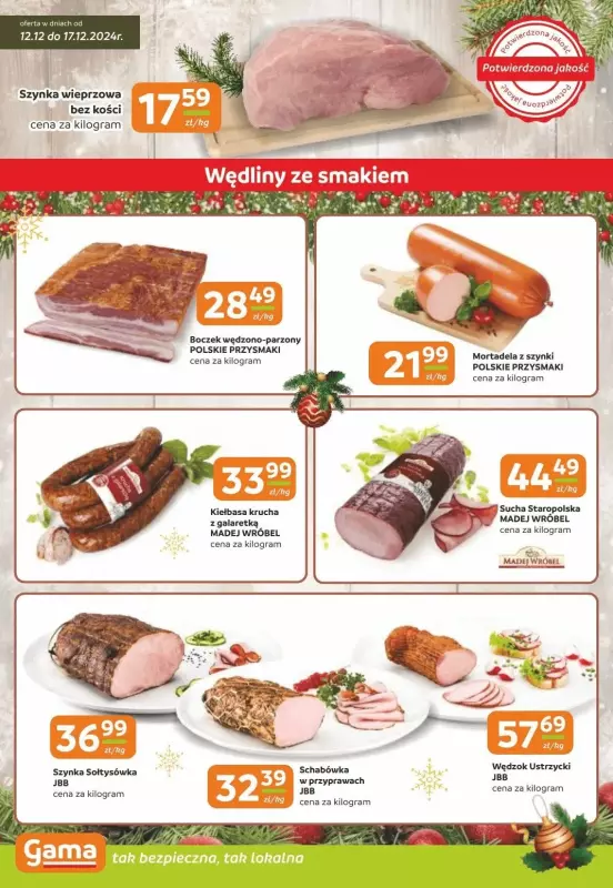 Gama - gazetka promocyjna Gazetka od czwartku 12.12 do wtorku 24.12 - strona 2