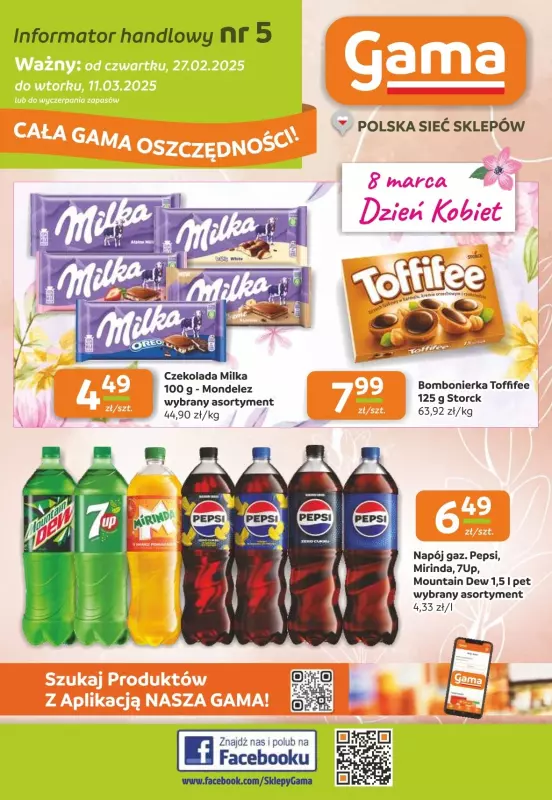 Gama - gazetka promocyjna Gazetka od czwartku 27.02 do wtorku 11.03