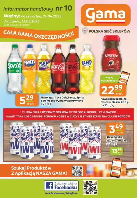 Gama - gazetka promocyjna Gazetka od piątku 02.05 do wtorku 13.05