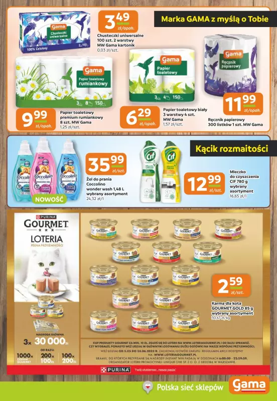 Gama - gazetka promocyjna Gazetka od czwartku 15.05 do wtorku 27.05 - strona 9