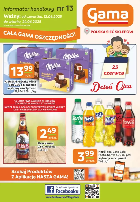 Gama - gazetka promocyjna Gazetka od czwartku 12.06 do wtorku 24.06