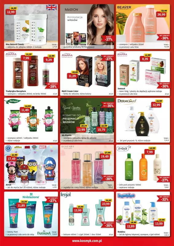 Drogeria Kosmyk - gazetka promocyjna Gazetka od wtorku 08.07 do czwartku 31.07 - strona 3