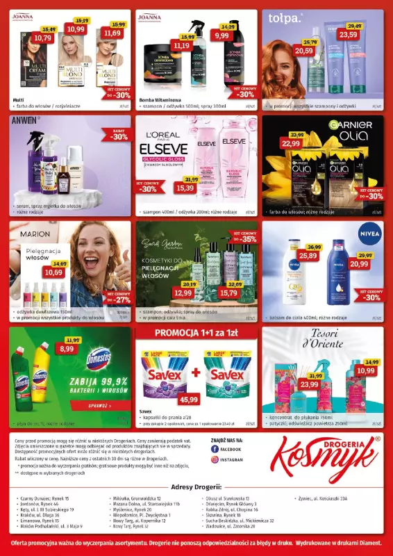 Drogeria Kosmyk - gazetka promocyjna Gazetka od środy 08.10 do czwartku 30.10 - strona 4