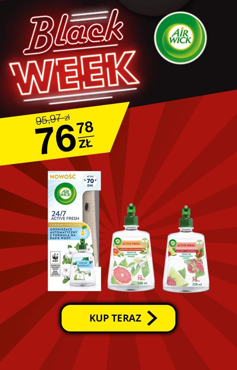 Air Wick Air Wick Black Week 22.11 listopad 2022 Blix.pl