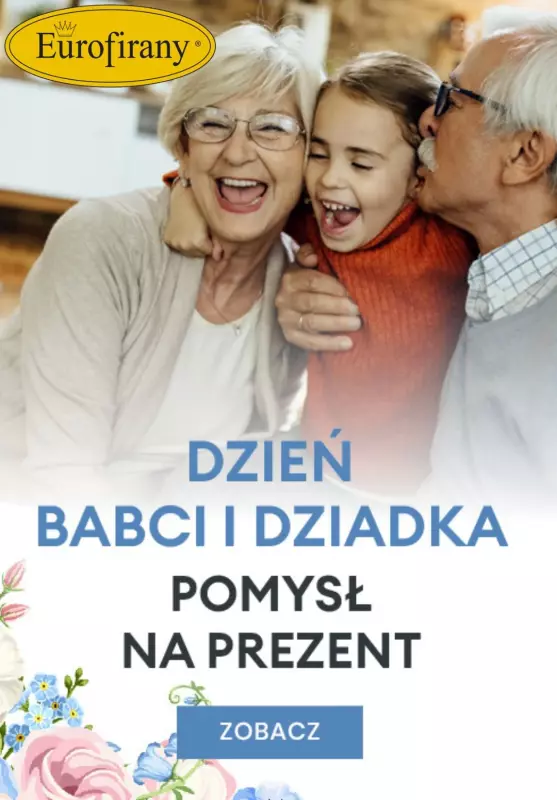 Eurofirany - gazetka promocyjna Pomysł na prezent na Dzień Babci i Dziadka od poniedziałku 13.01 do wtorku 21.01