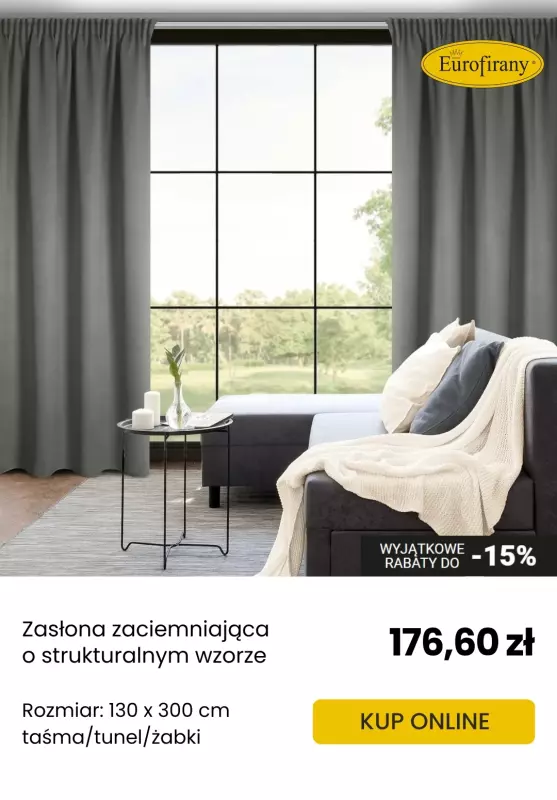 Eurofirany - gazetka promocyjna Zasłony zaciemniające - idealne na upały od czwartku 12.06  - strona 7