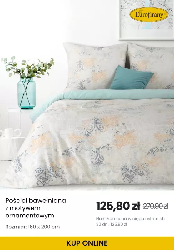 Eurofirany - gazetka promocyjna Outlet – pościel w supercenach od środy 09.07  - strona 5