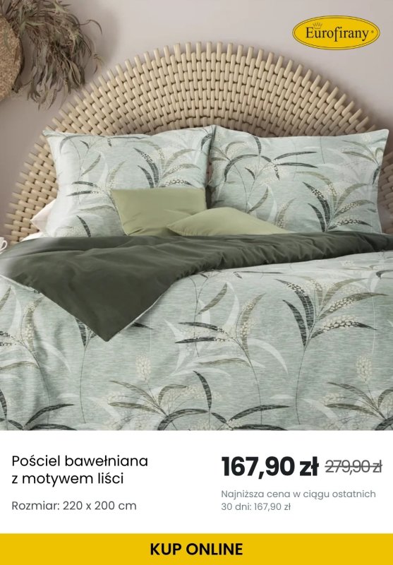 Eurofirany - gazetka promocyjna Outlet – pościel w supercenach od środy 09.07  - strona 7
